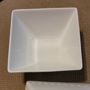 Rochelle White Ceramic Dish All Four (4)